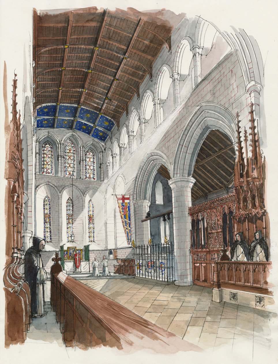 Priorato de Lanercost, siglo XIII, c2000-2010 de Liam Wales