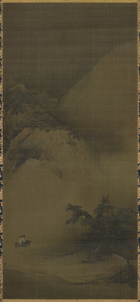 Paisaje nevado de Liang Kai