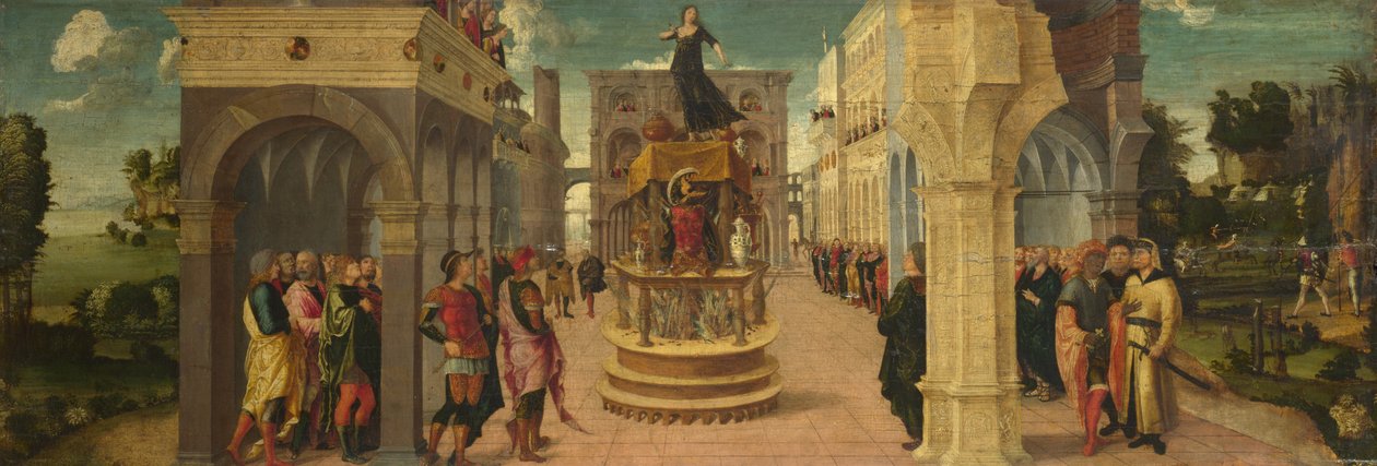La Muerte de Dido, principios del siglo XVI de Liberale da Verona