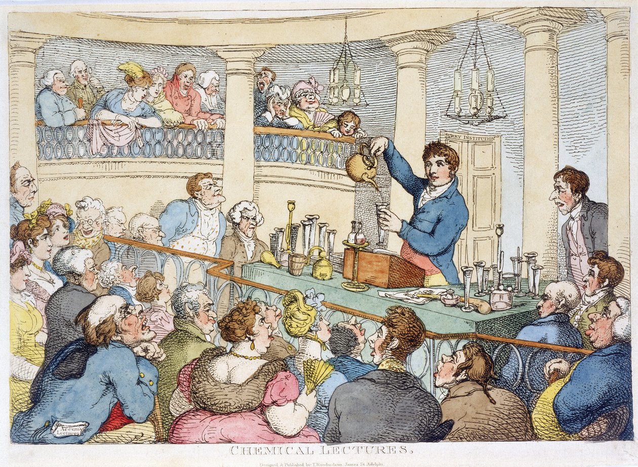 Conferencias de química, c 1810 de Unbekannt Unbekannt