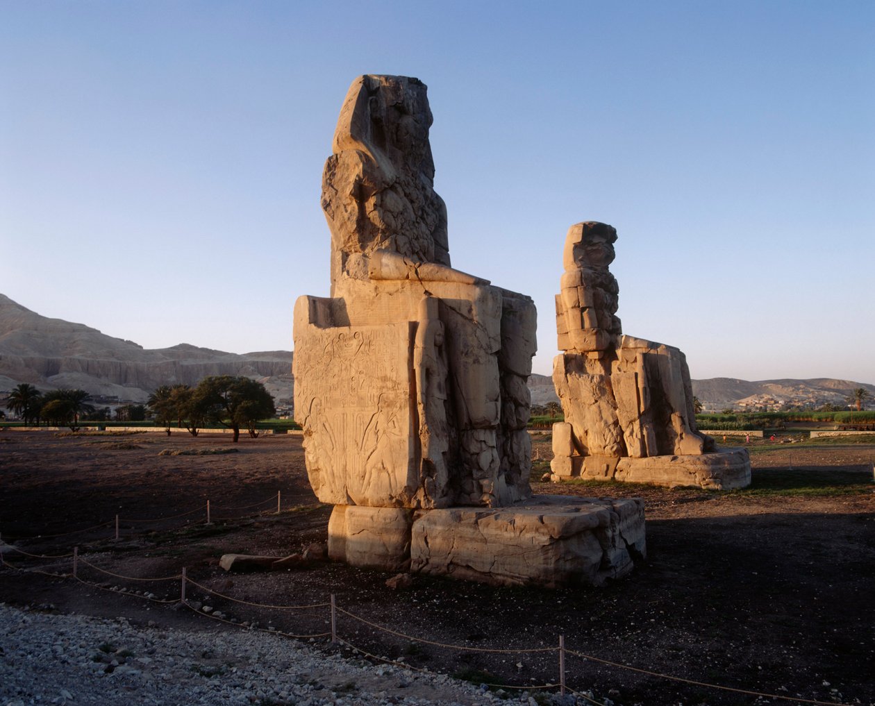 Egipto, Gobernación de Luxor, Karnak, estatuas de Amenhotep III de Unbekannt Unbekannt