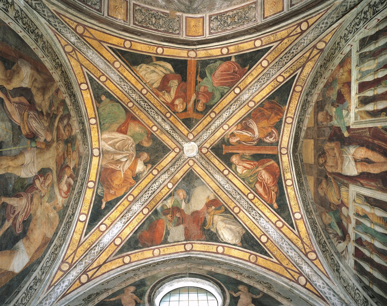 Italia, Región de Lombardía, Milán, Bóveda de la Capilla de Santa Corona en la iglesia de Santa Maria delle Grazie de Unbekannt Unbekannt