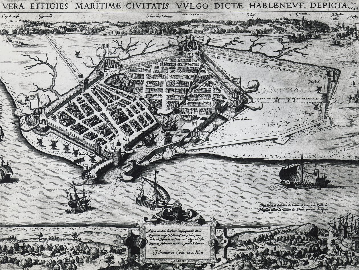 Mapa de Le Havre de Unbekannt Unbekannt