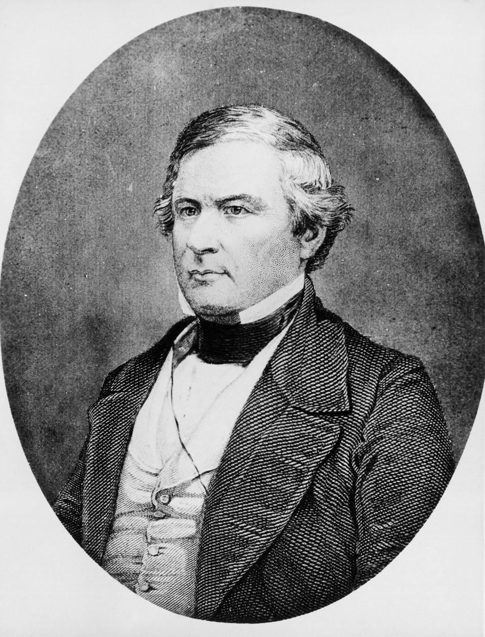 Retrato de Millard Fillmore, abogado y político estadounidense que fue el 13º Presidente de los Estados Unidos, grabado de Unbekannt Unbekannt
