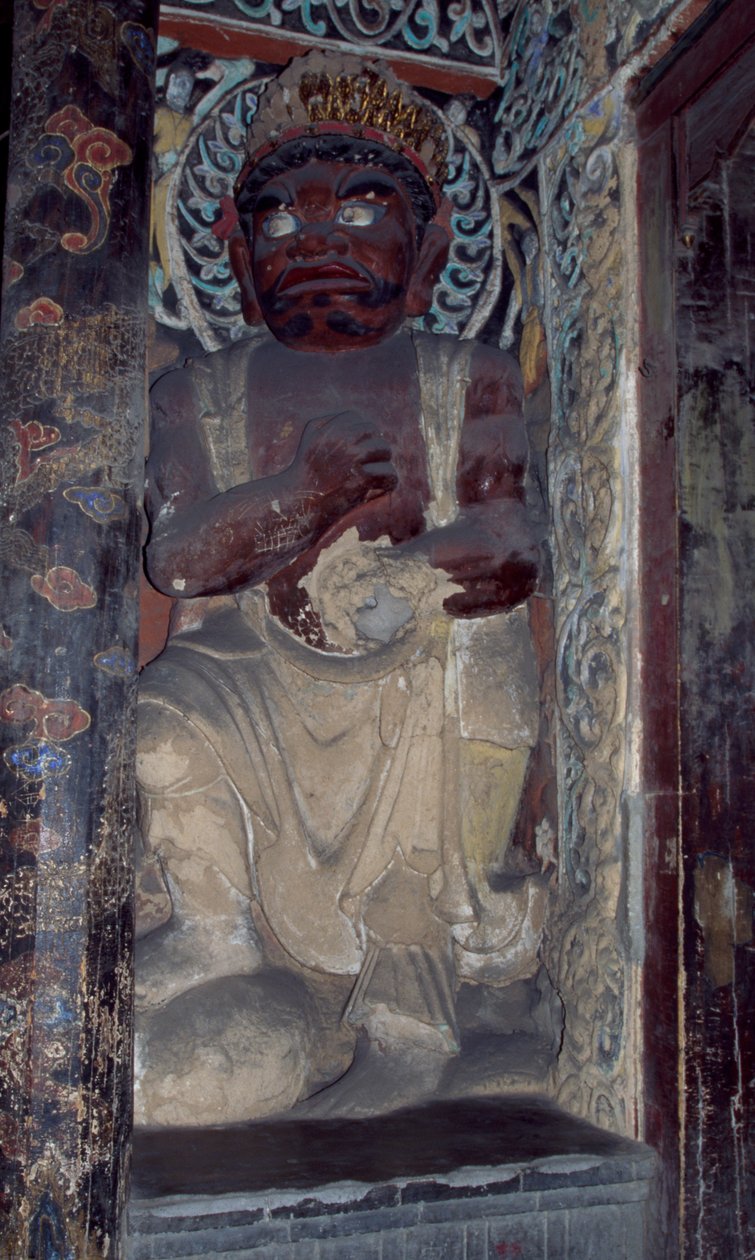 Escultura del Monasterio de Yungang, cerca de Datong, China de Unbekannt Unbekannt