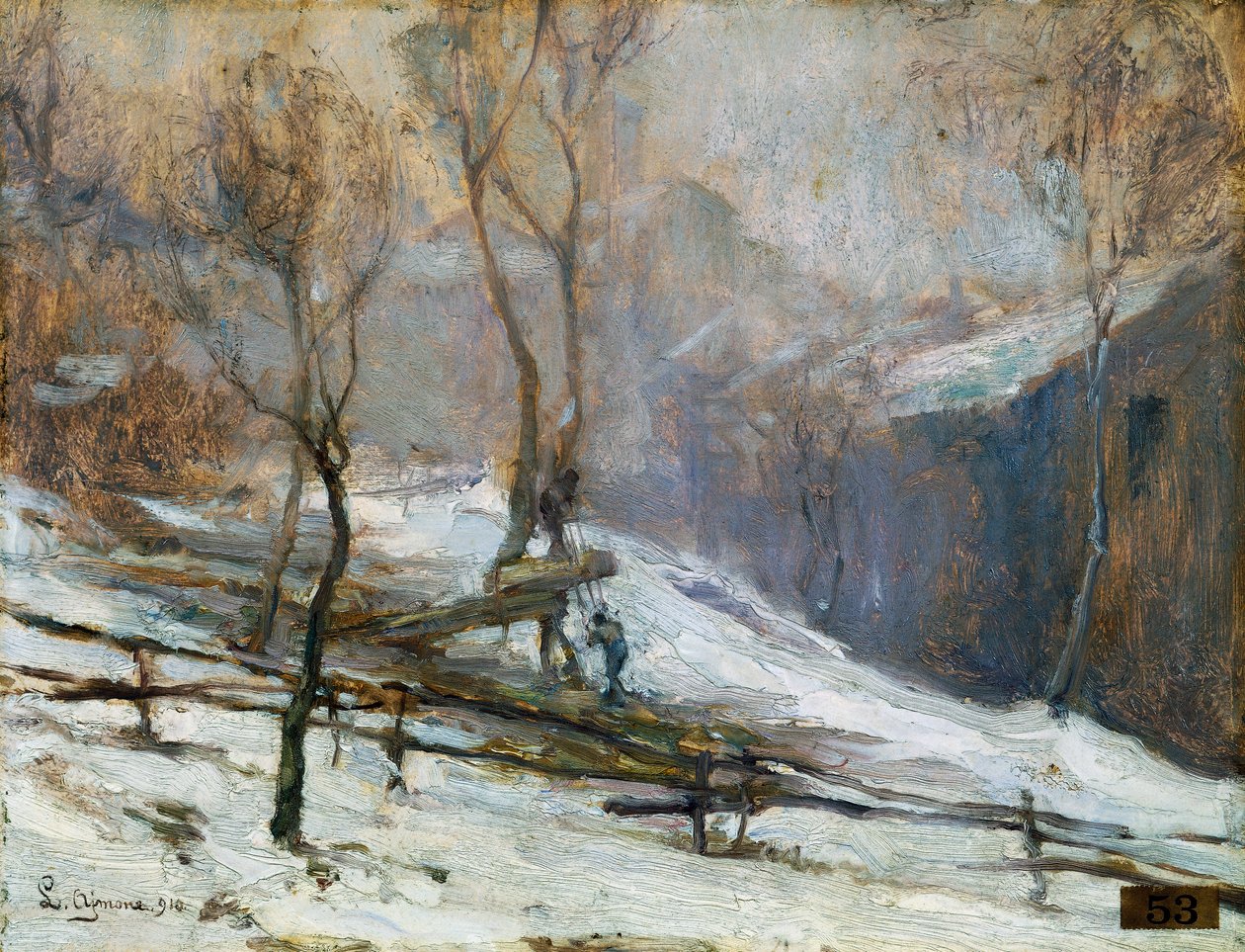 Nieve (Impresión) de Lidio Ajmone