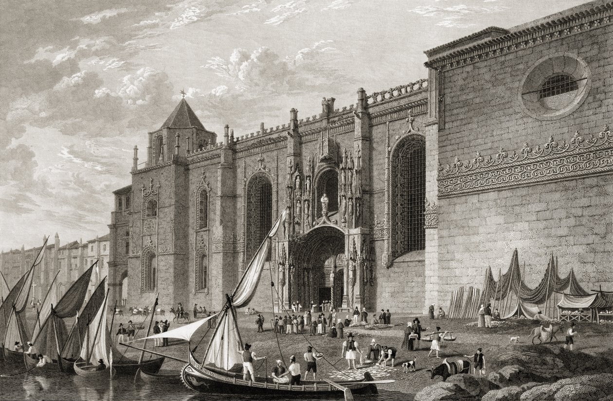 Mosteiro dos Jeronimos Belem, Lisboa, de 
