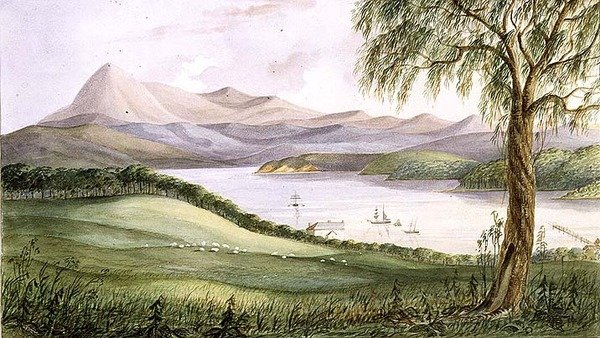 Twofold Bay, Nueva Gales del Sur, c.1860 de Lieutenant George Austin Woods