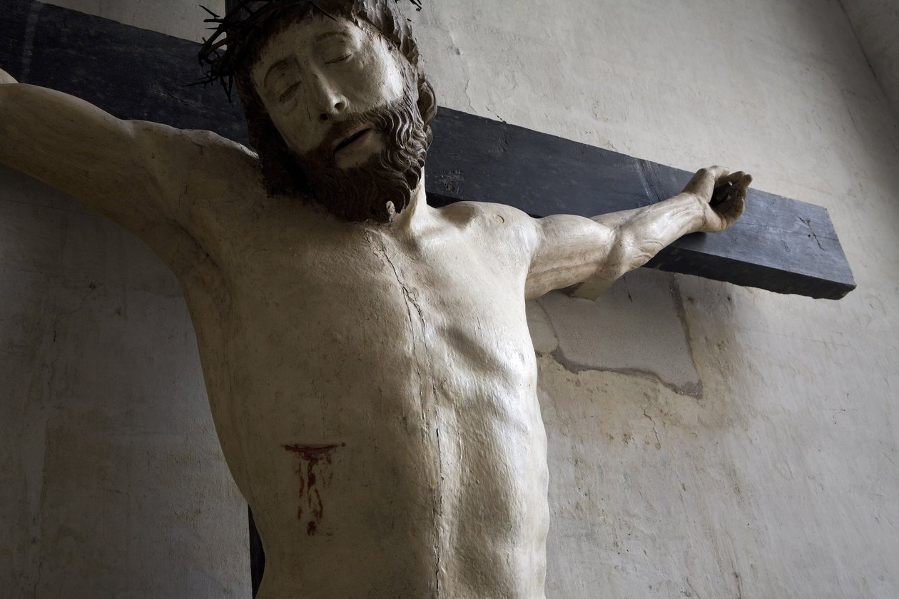Cristo en la Cruz (detalle) de Ligier Richier