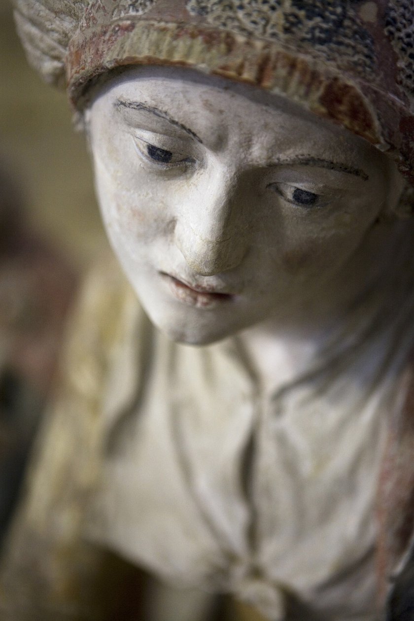 Mujer santa con un bonete de Ligier Richier