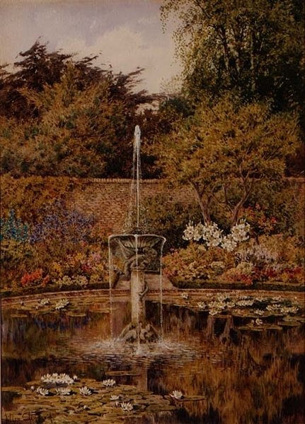 Un viejo jardín acuático de Lilian Stannard