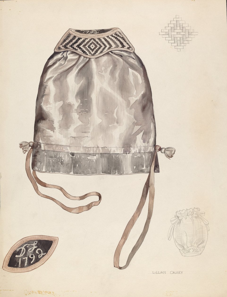 Bolsa, c. 1937 de Lillian Causey