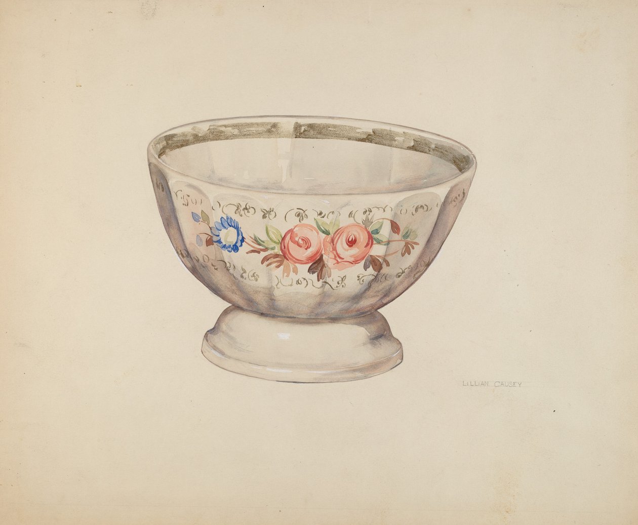 Cuenco, c. 1937 de Lillian Causey
