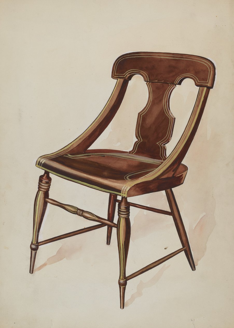 Silla pintada de Lillian Causey