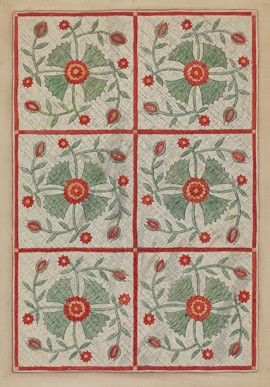 Colcha, c. 1937 de Lillian Causey