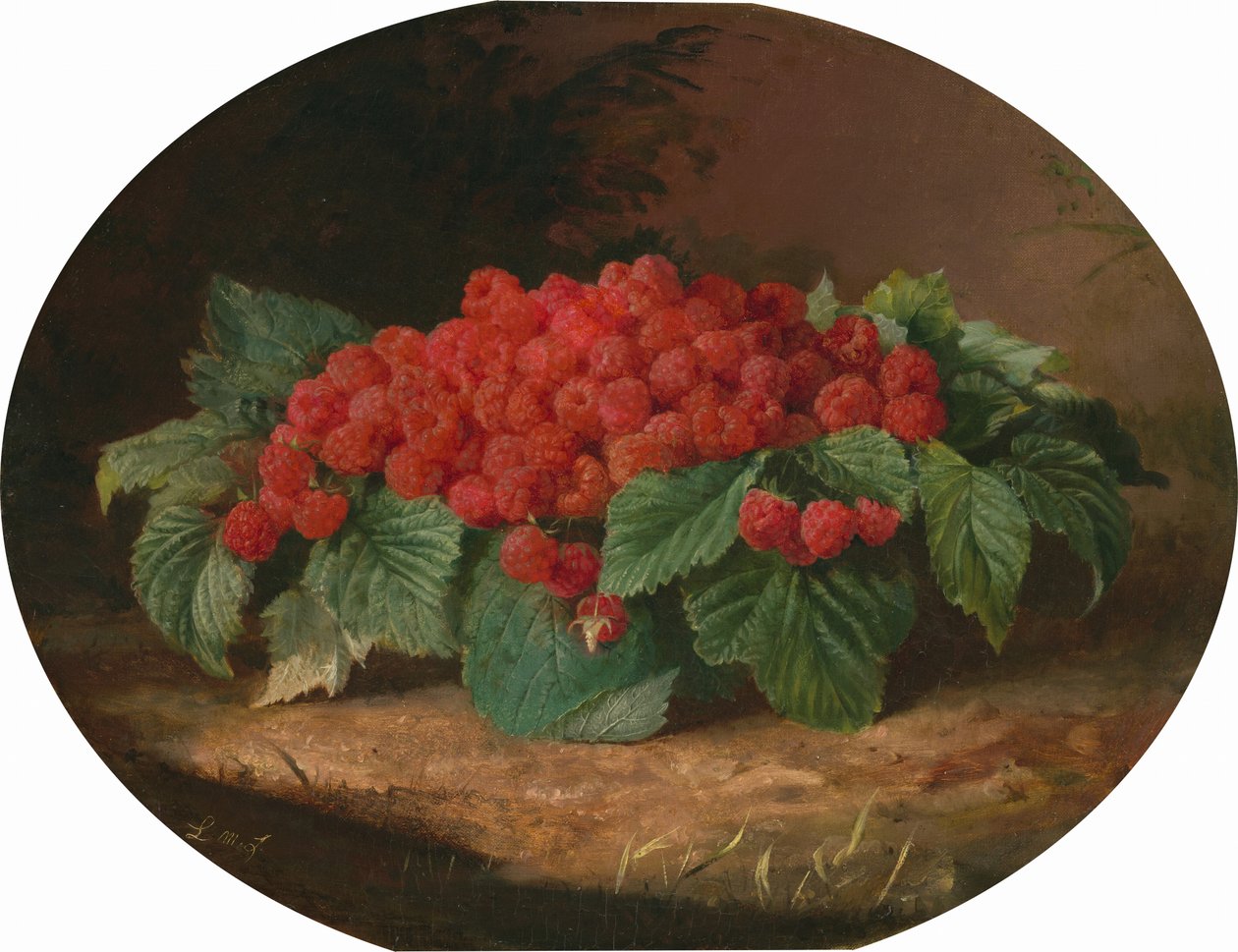 Frambuesas, c. 1859 de Lilly Martin Spencer