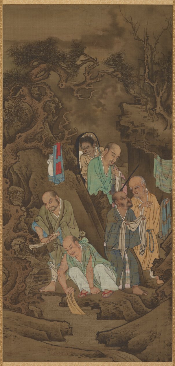 Luohan Lavando, 1178 de Lin Tinggui