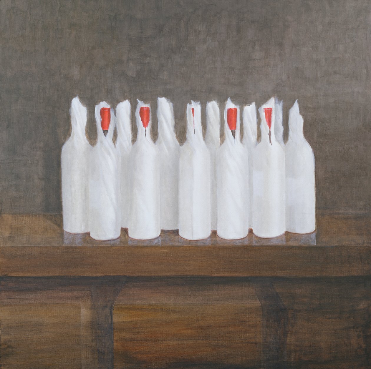 Botellas en papel, 2005 de Lincoln Seligman