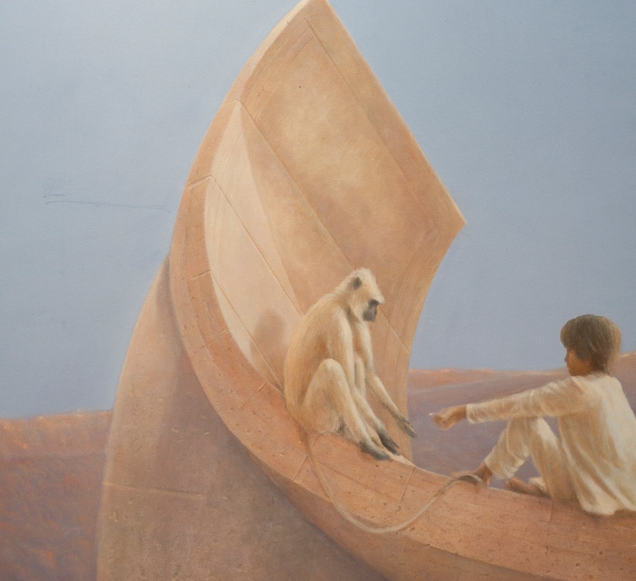 Niño y mono, 2010 de Lincoln Seligman