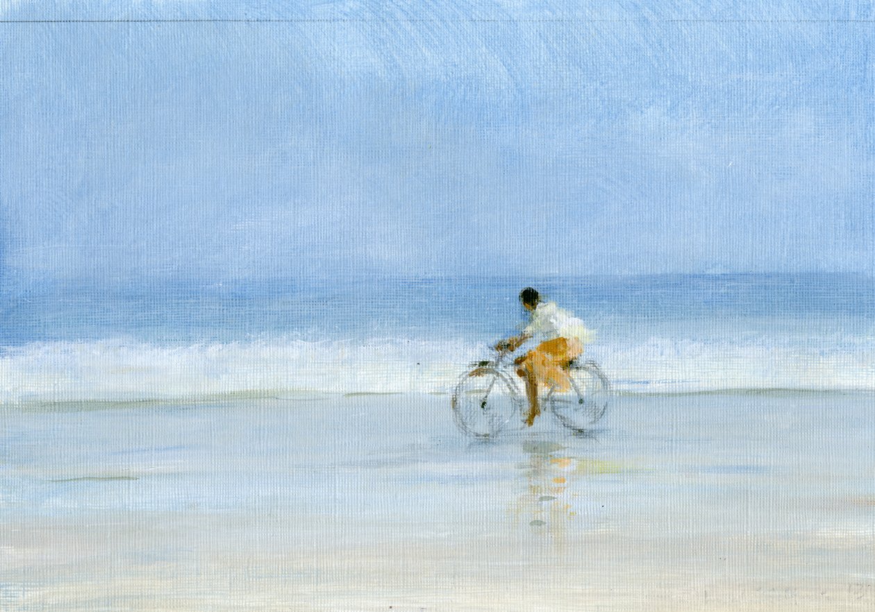 Niño en Bicicleta de Lincoln Seligman