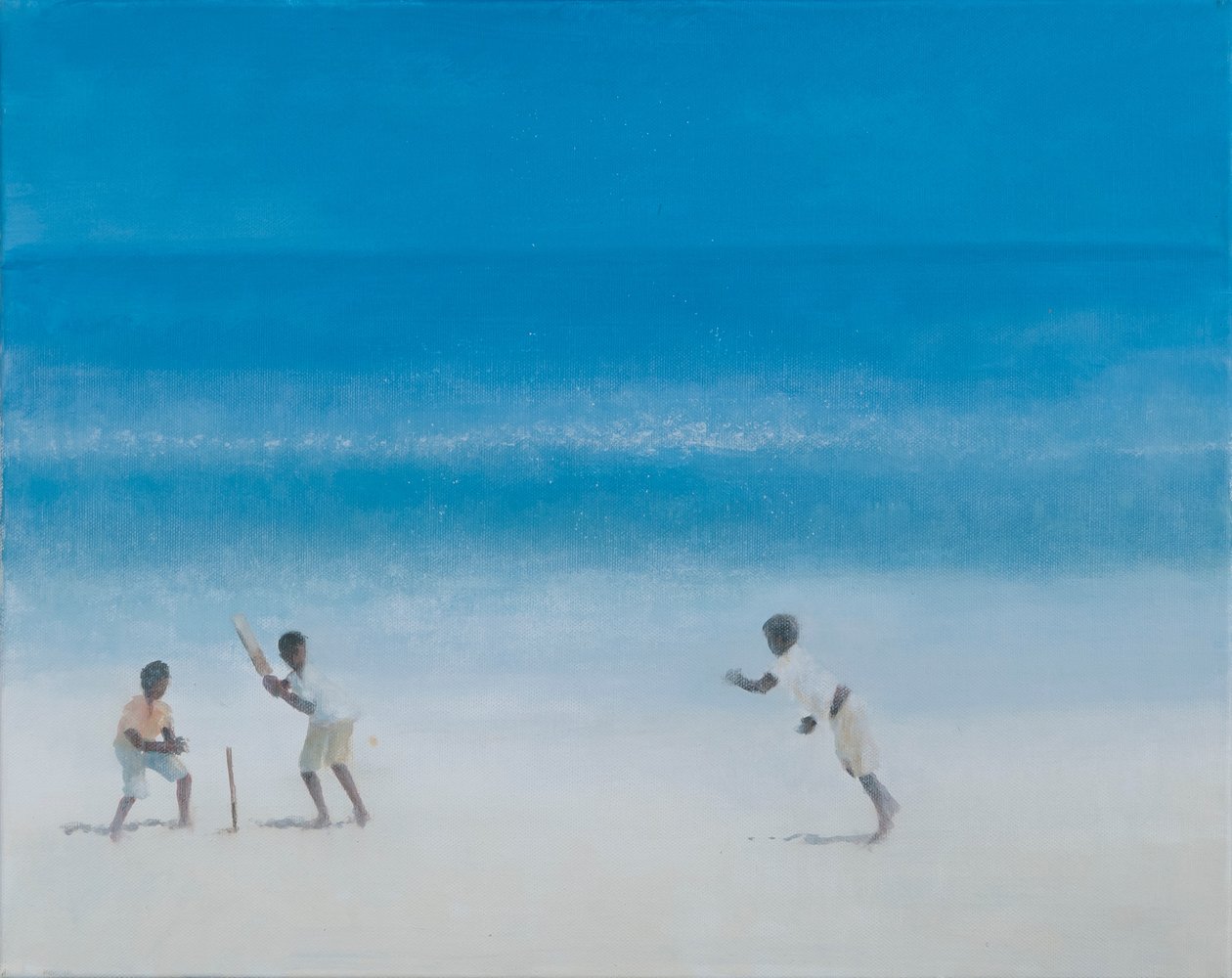 Críquet en la playa, 2012 de Lincoln Seligman