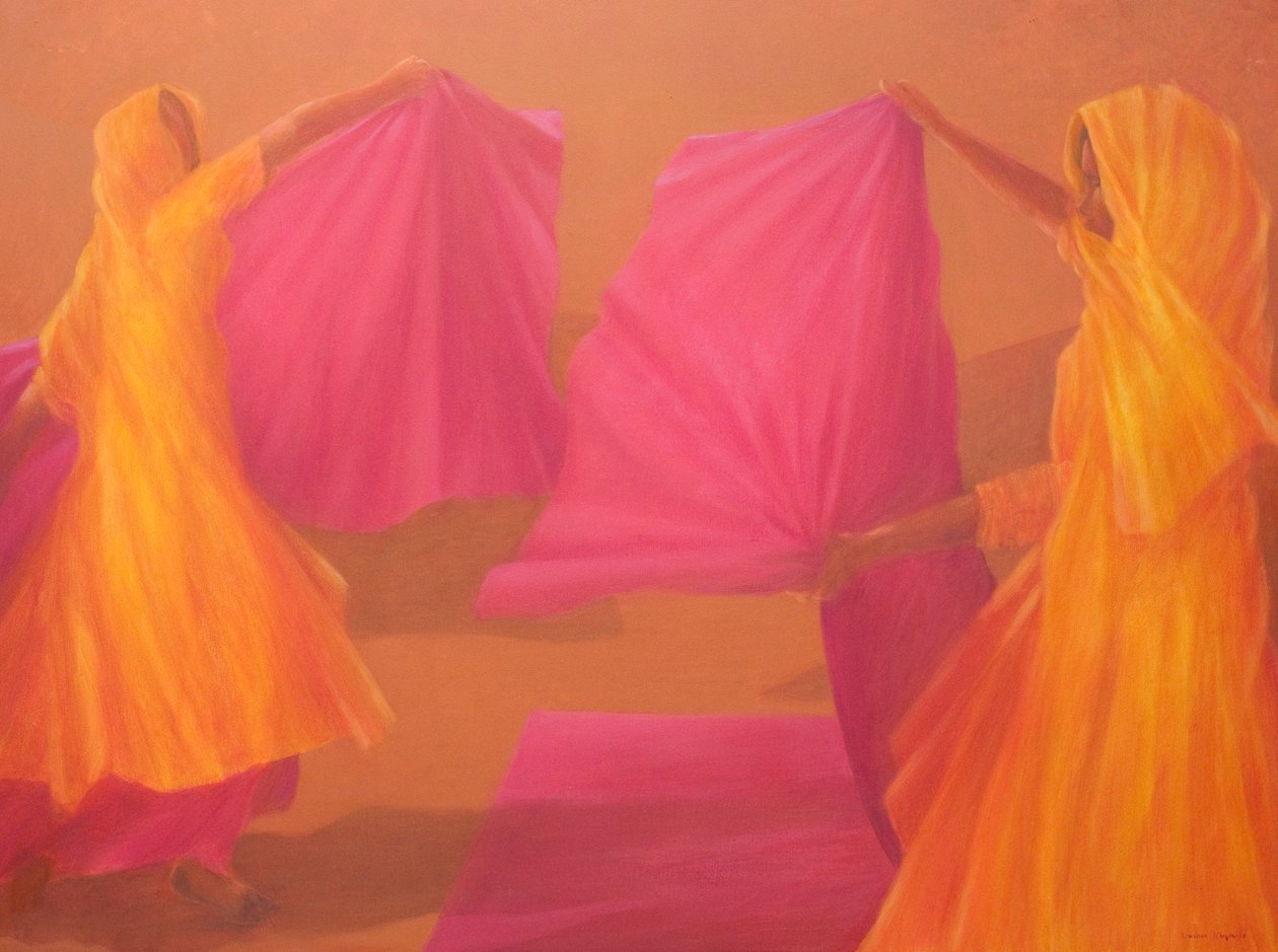 Doblado de saris, 2010 de Lincoln Seligman