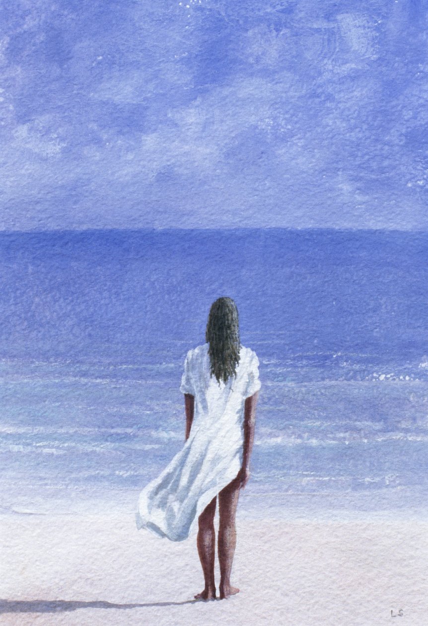 Niña en la playa, 1995 de Lincoln Seligman