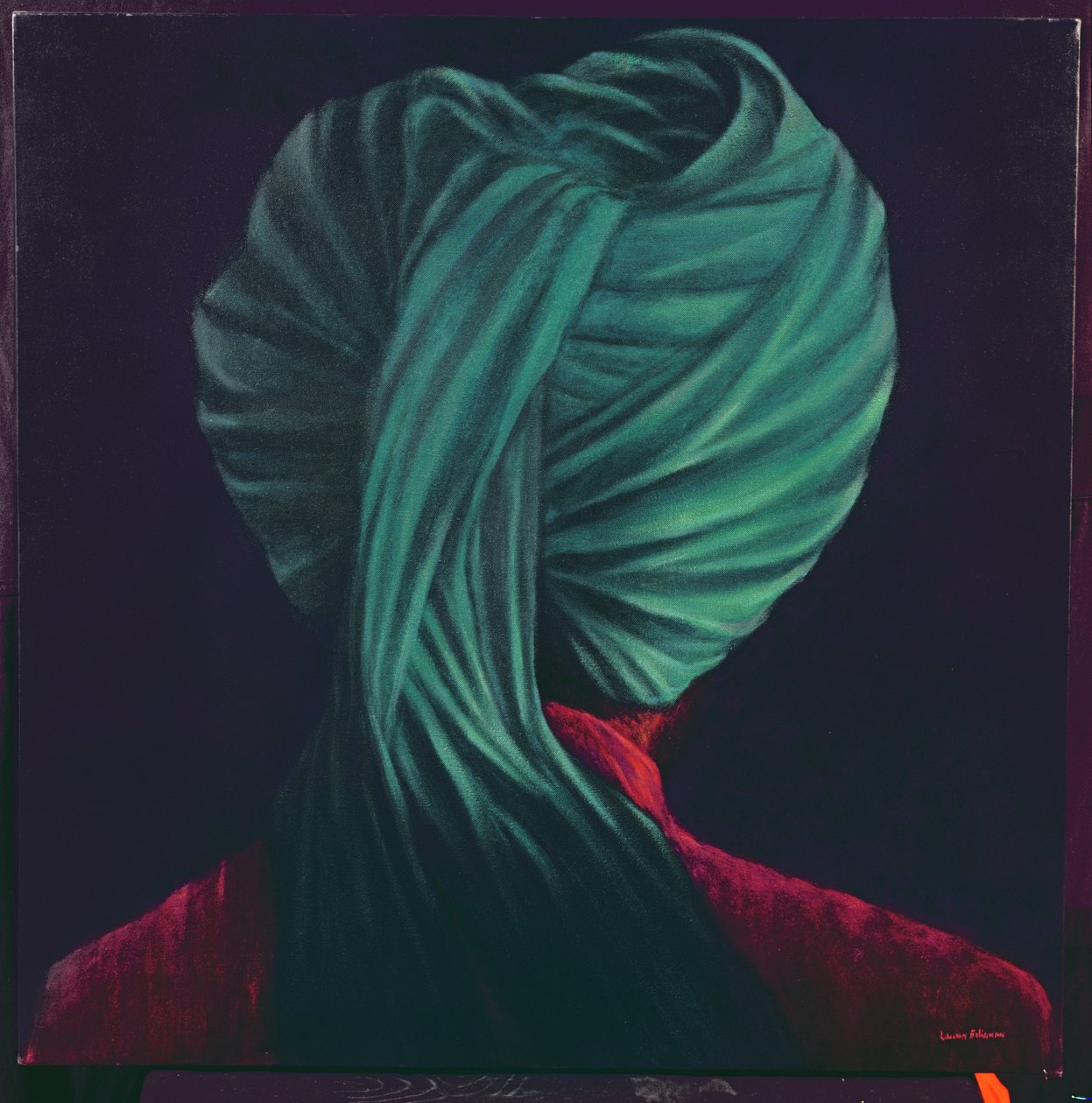 Turbante verde de Lincoln Seligman