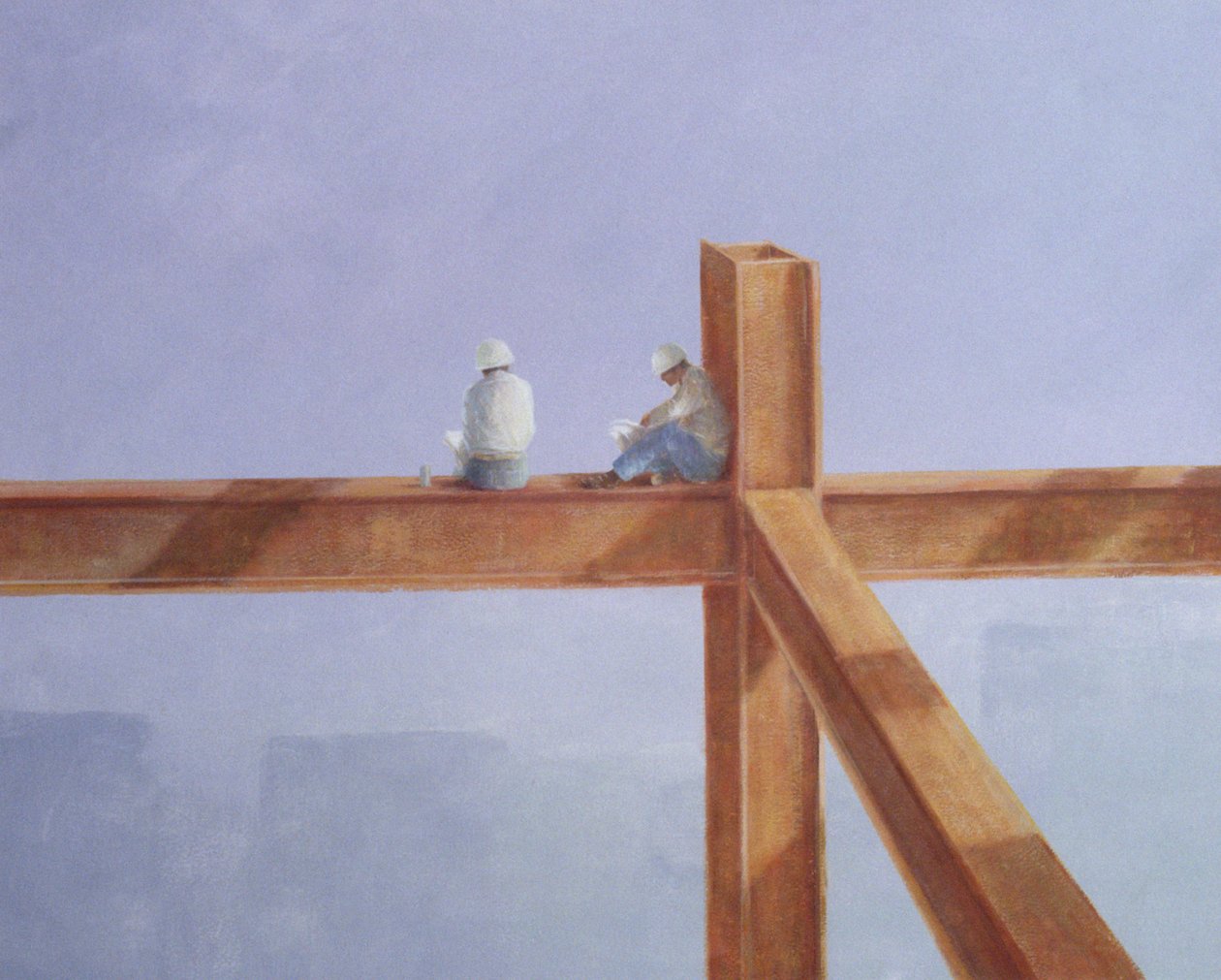 Descanso para el almuerzo, 1985 de Lincoln Seligman