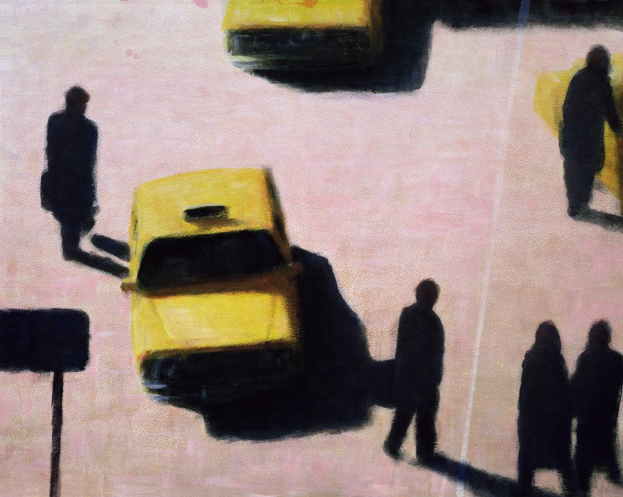 Taxis de Nueva York, 1990 de Lincoln Seligman