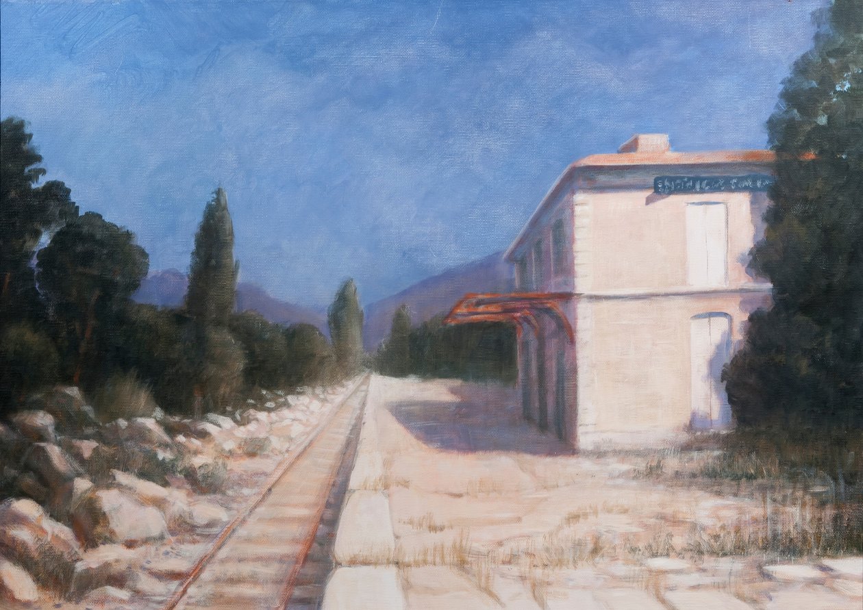 Estación de tren, Châteauneuf, 2012 de Lincoln Seligman