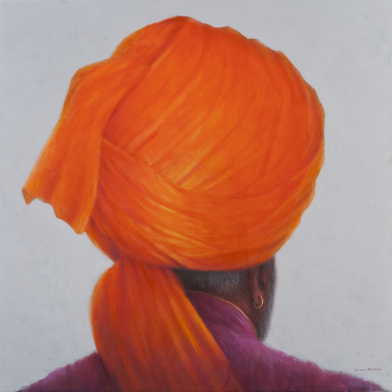 Turbante azafrán, 2014 de Lincoln Seligman