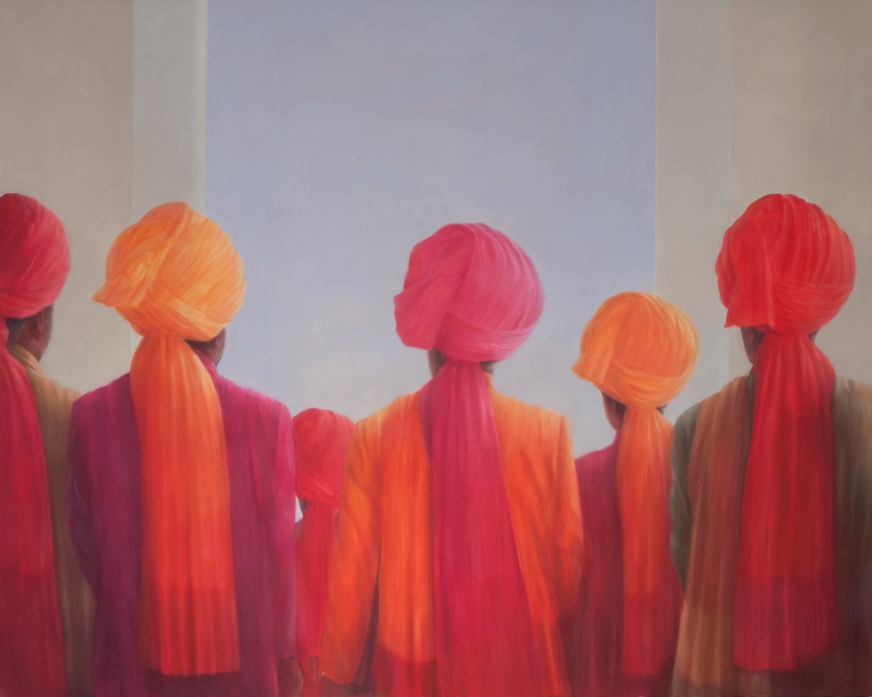Grupo de turbantes, 2012 de Lincoln Seligman