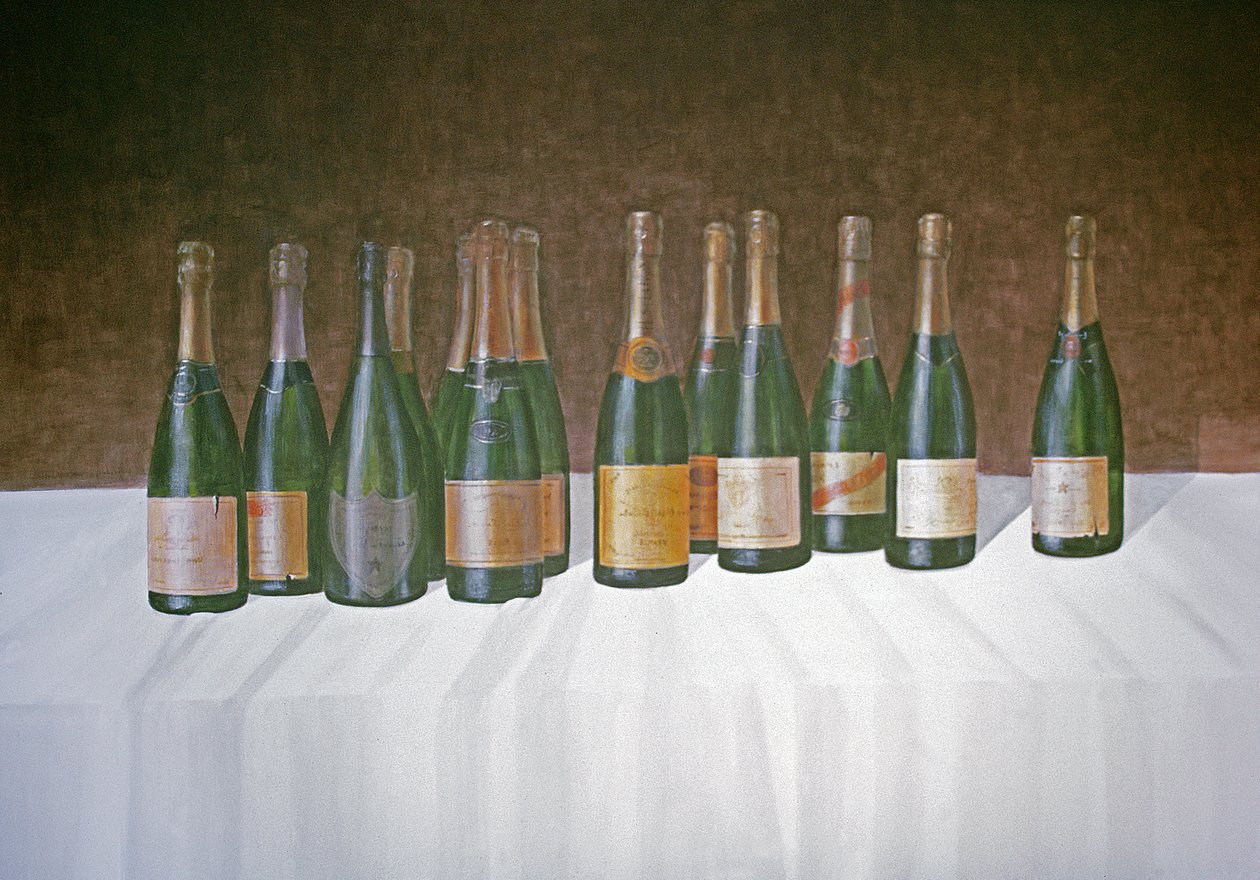 Paisaje de vinos, Champagne, 2003 de Lincoln Seligman