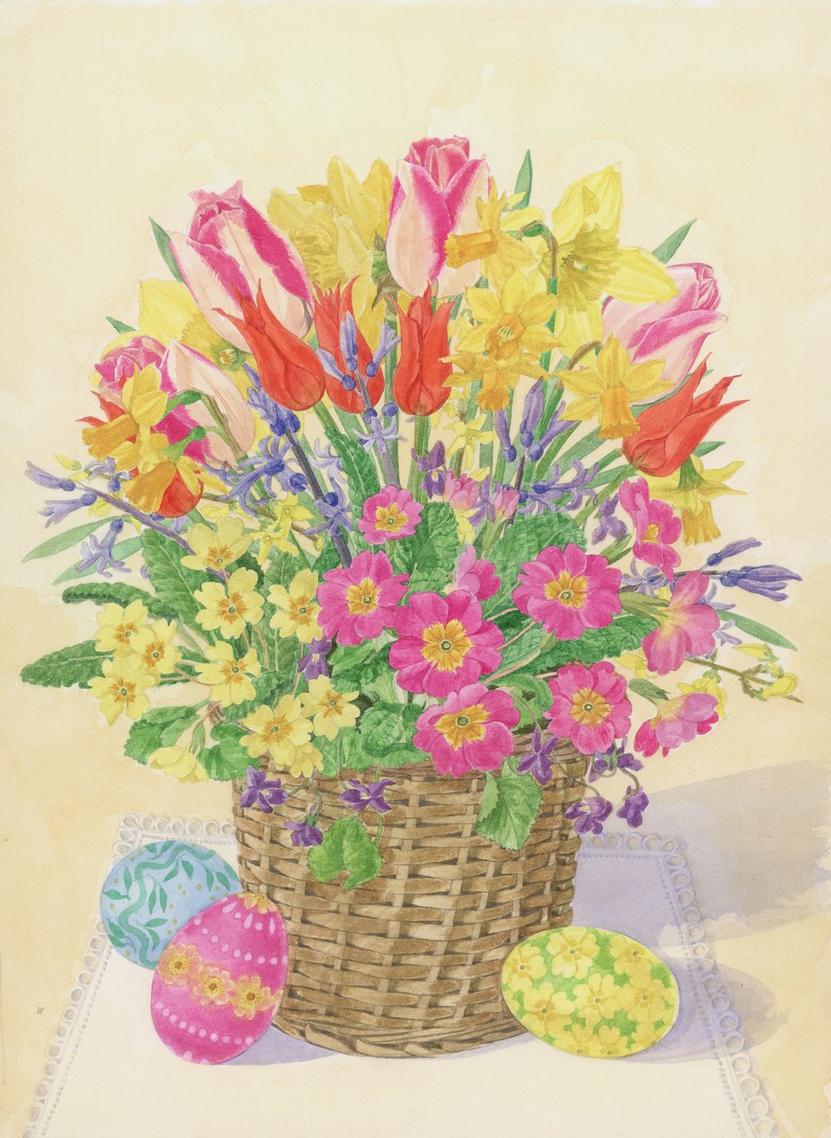 Cesta de Pascua, 1996 de Linda Benton