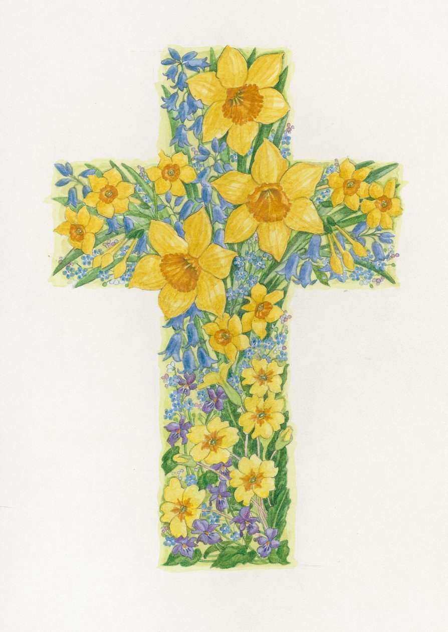 Cruz floral II, 2000 de Linda Benton