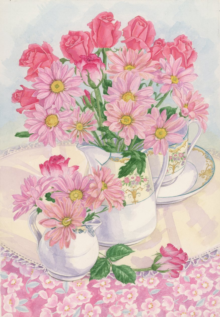 Rosas y Crisantemos, 1996 de Linda Benton