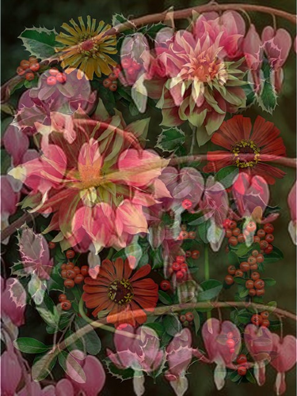 COLGADURA DE PRIMAVERA, 2017 (técnica mixta) de linda arthurs