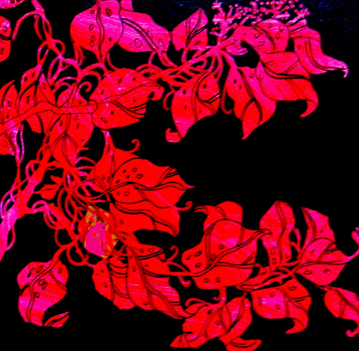 Rojo para la hermana de William, 2017 (técnica mixta) de linda arthurs