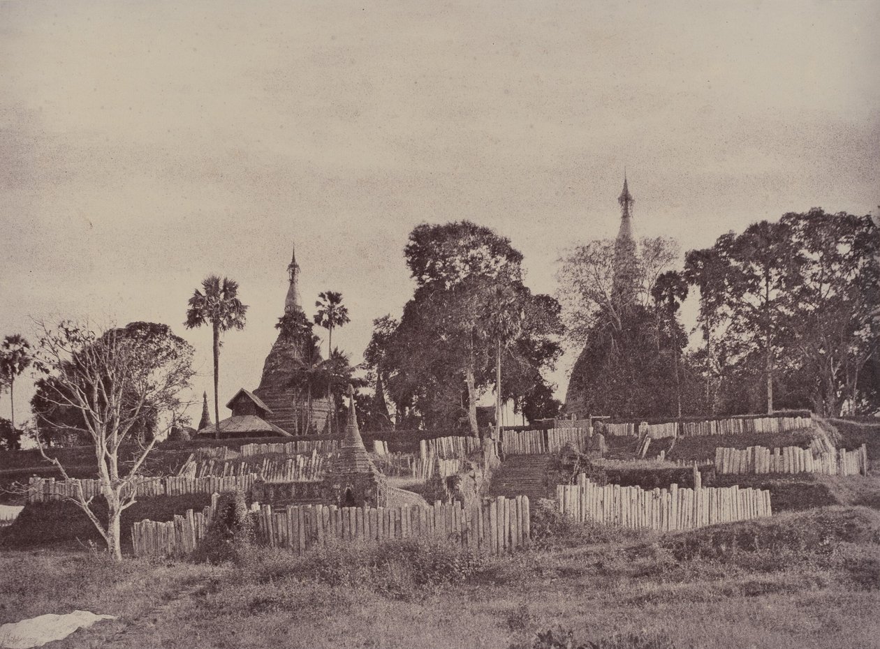 Rangún: Entrada norte a la pagoda Shwe Dagon de Linnaeus Tripe