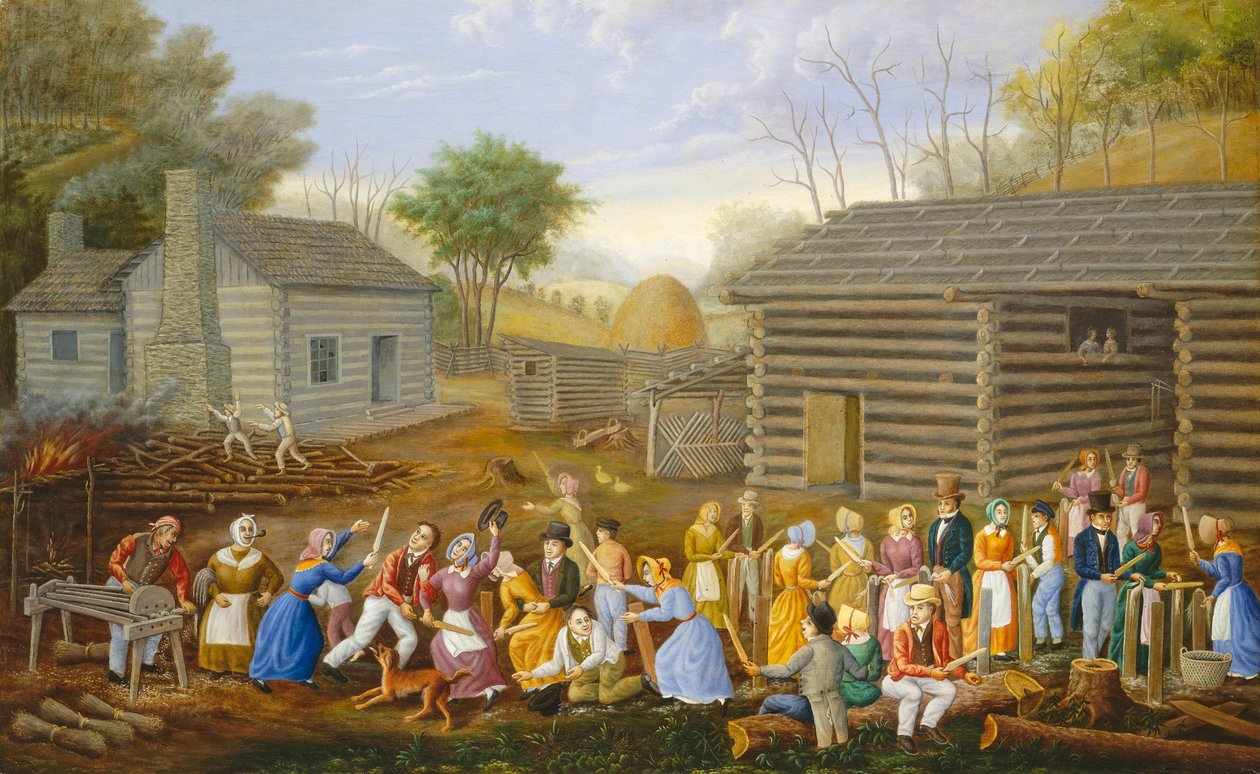 Fiesta de Desflorado de Lino, 1885 de Linton Park