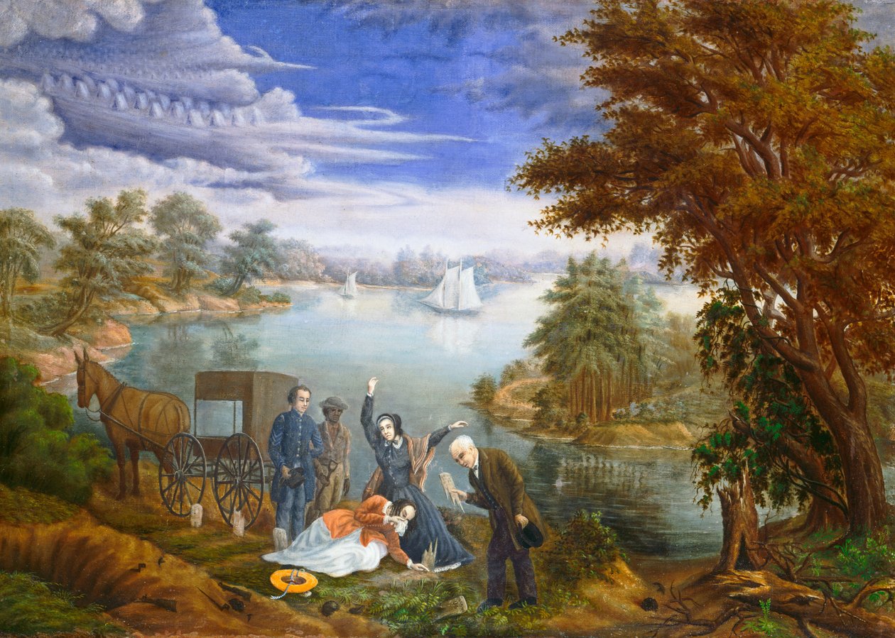 La Exhumación, c. 1890 de Linton Park