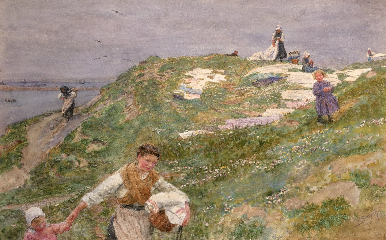Blanqueo de Lino - Le Portel, antes de 1896 de Lionel Percy Smythe