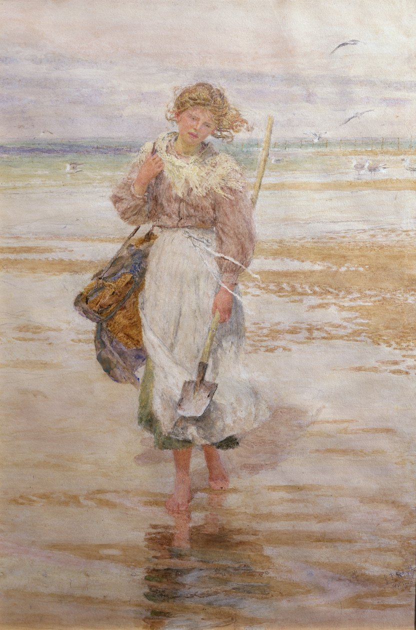 El cavador de cebos, 1910 de Lionel Percy Smythe
