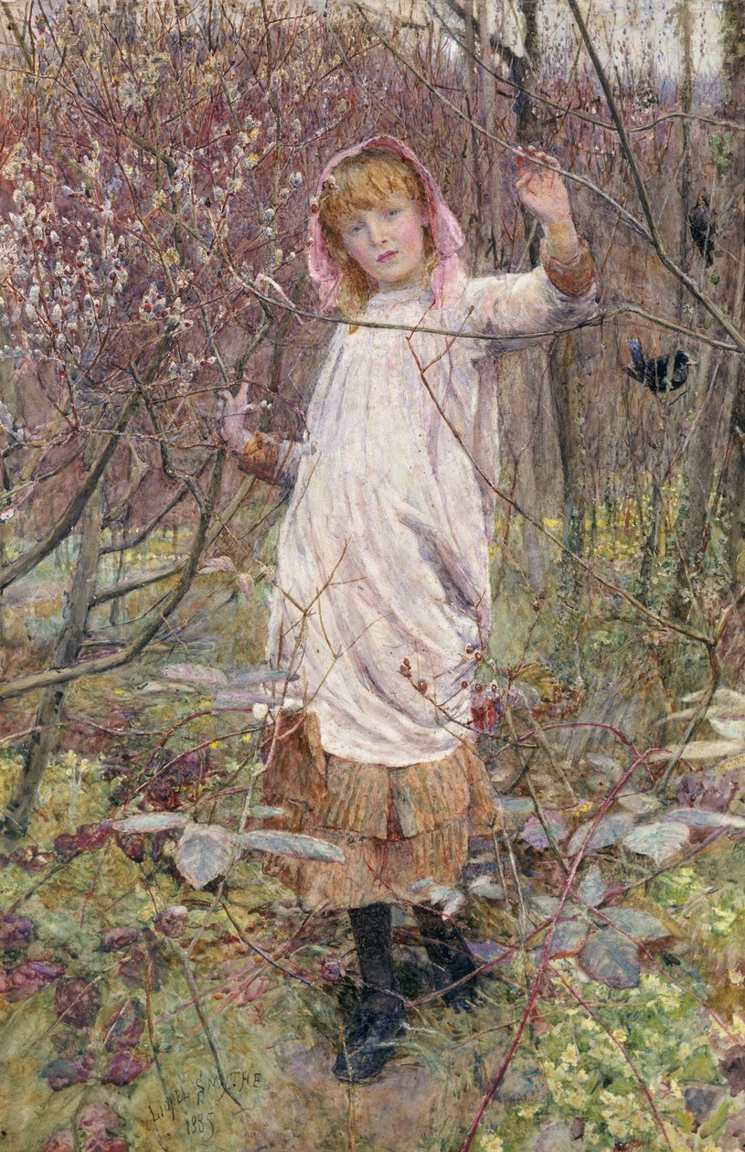 Los primeros brotes de primavera, 1885 de Lionel Percy Smythe