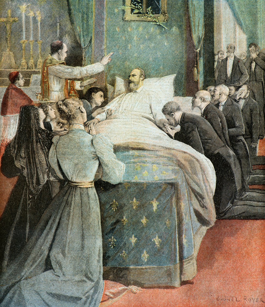 La muerte del Conde de París de Lionel Noel Royer