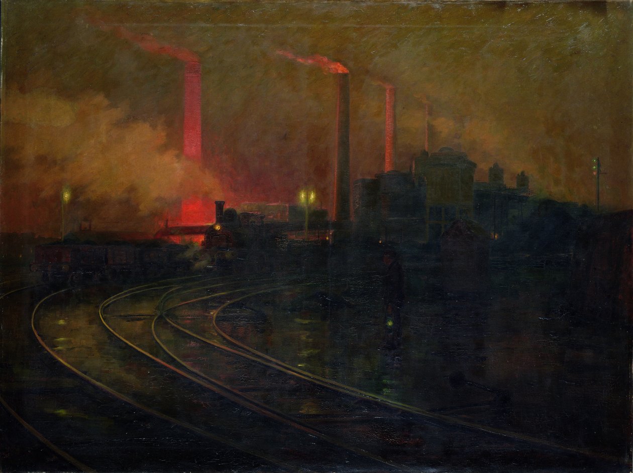 La Acería, Cardiff de noche de Lionel Walden