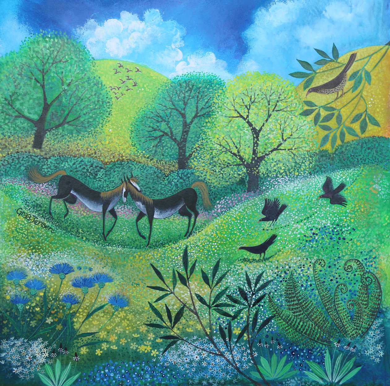 Campo de caballos, 2025 de Lisa Graa Jensen