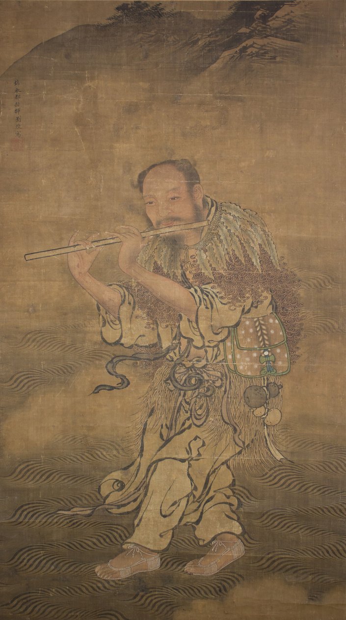 El inmortal taoísta Han Xiangzi, sin fecha, finales del siglo XV-principios del siglo XVI de Liu Jun