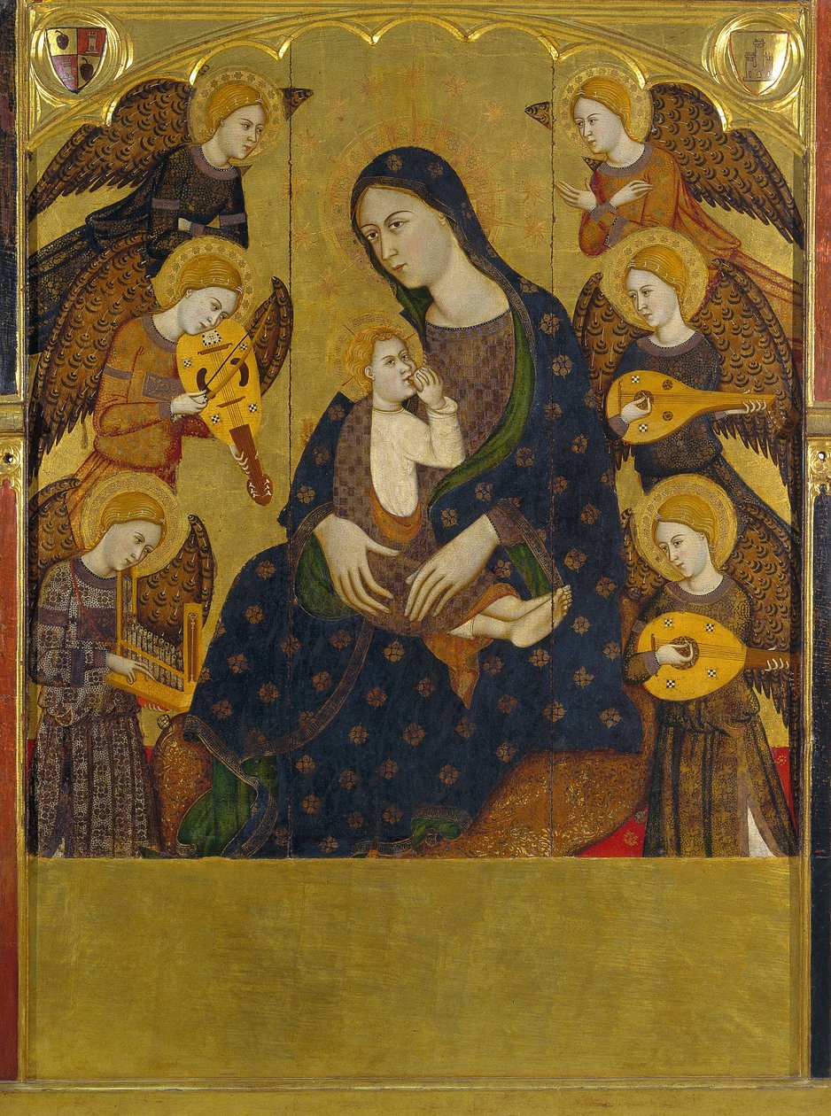 Virgen Amamantando al Niño de Llorenç Saragossà